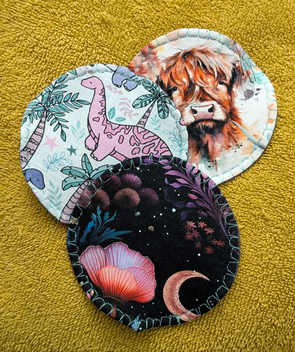Reusable Make-up Pads - Set of 3 Mix & Match