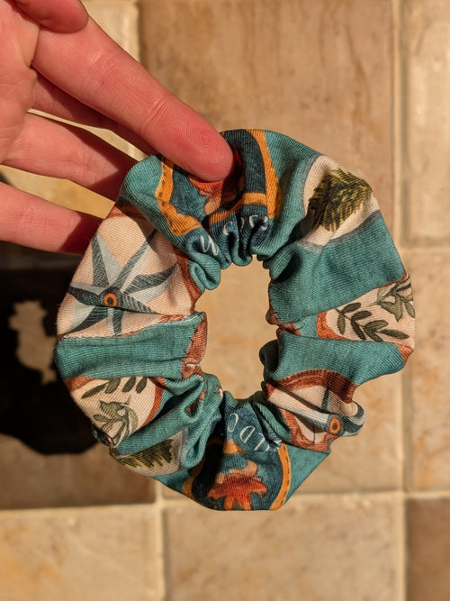 Adventure Badges Scrunchie